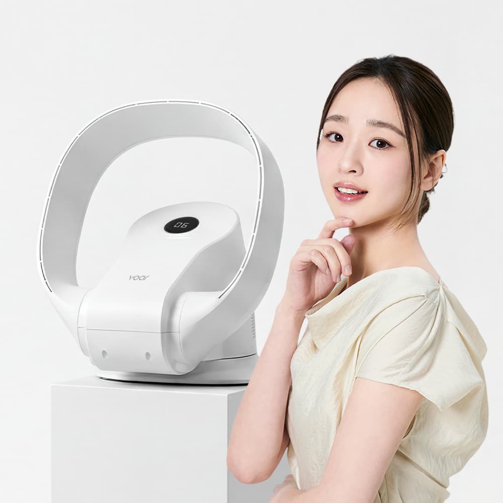 보아르샵 보아르 엘레어 무풍 날개없는 선풍기 BLDC 저소음 접이식
