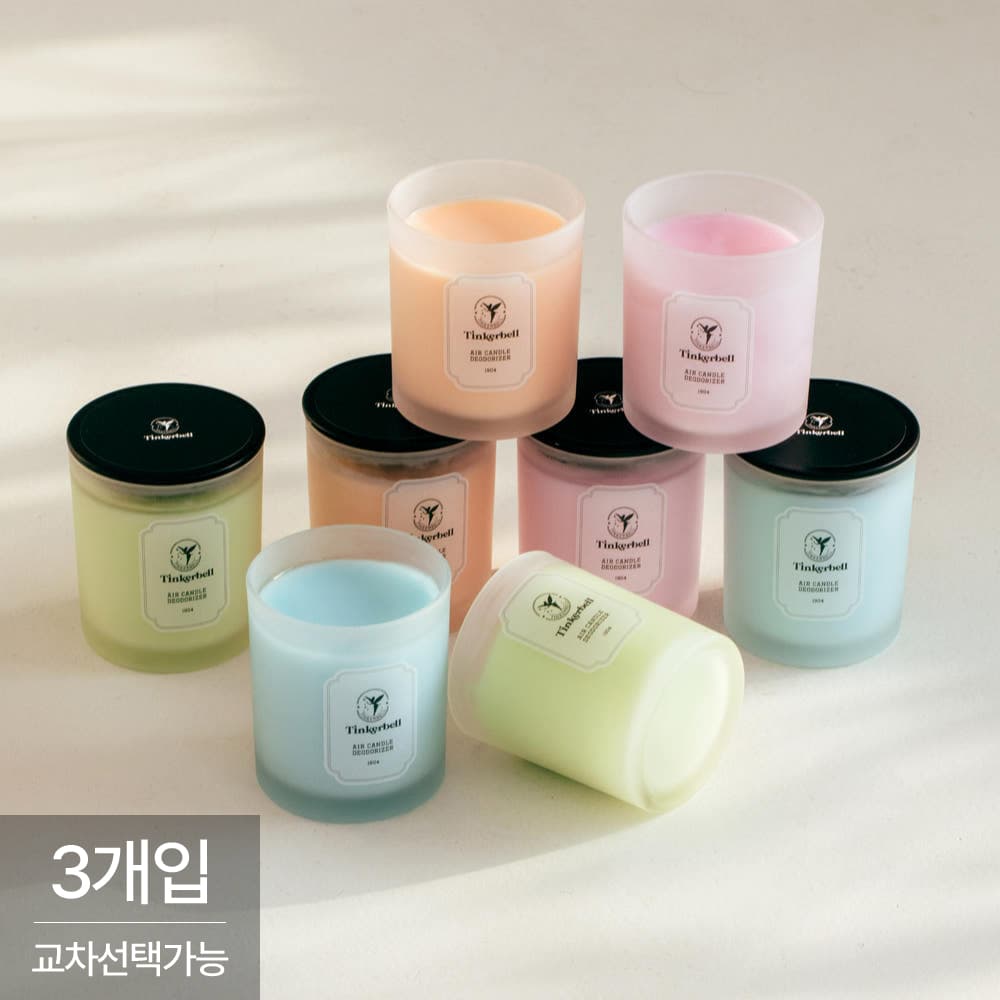 팅커벨 스토어 [3개][교차선택] 팅커벨 에어캔들 퍼퓸 고체 탈취제 - 최저가 48,900원