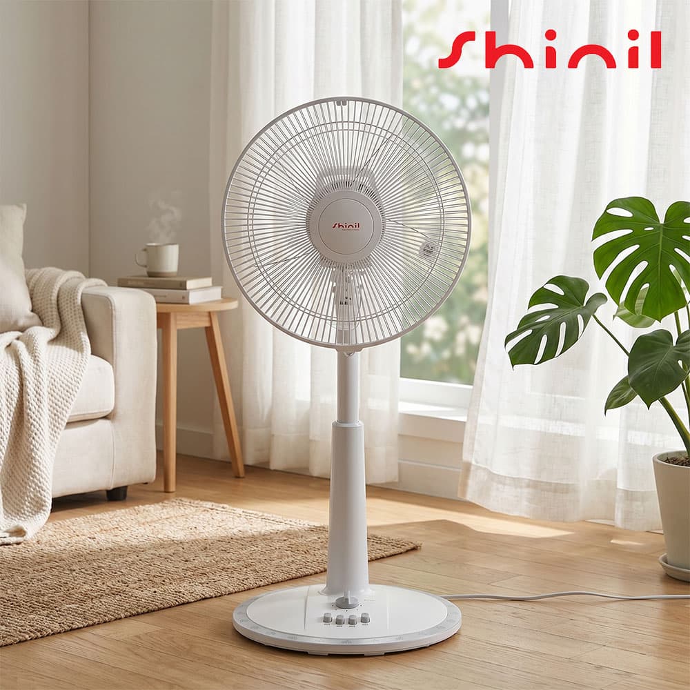 오로라 박스 신일 선풍기 무소음 스탠드 30cm