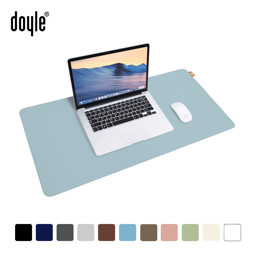 DOYLE 가죽 마우스장패드 키보드매트 대형 80X40