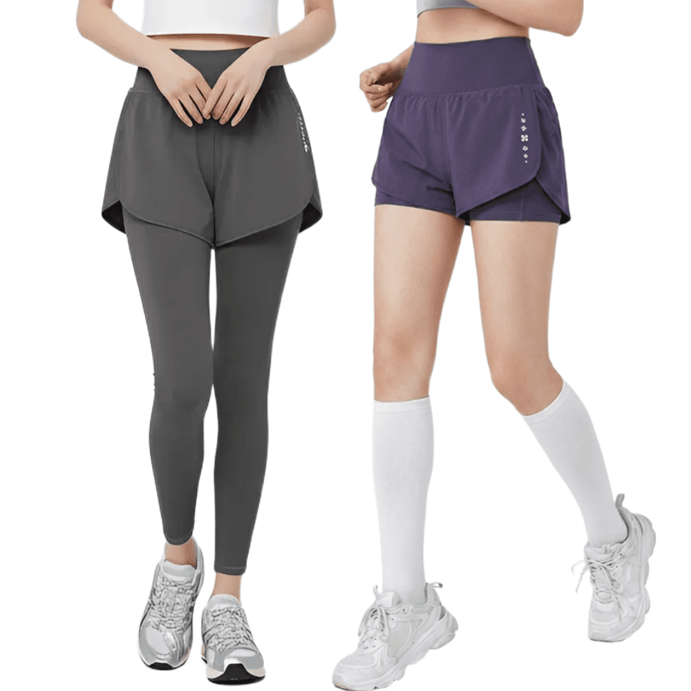 올리즌 여성 반바지레깅스 투인원 숏 9부 레깅스 - 최저가 8,300원