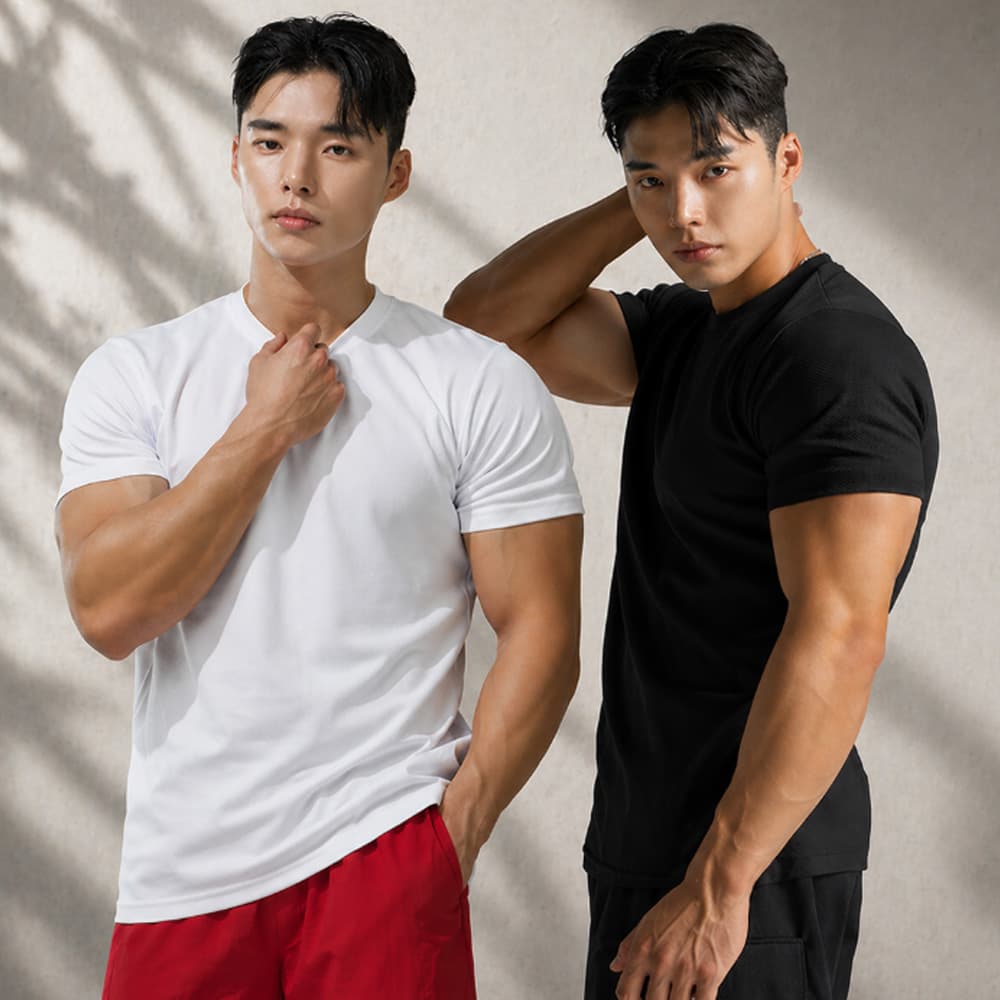 블랙몬스터핏 블랙몬스터핏 허니컴 쿨티셔츠 남자 반팔티