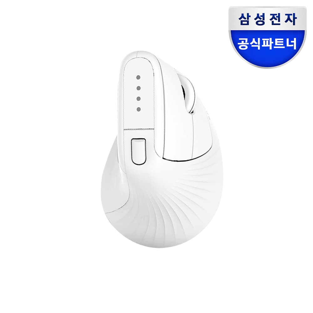 삼성공식파트너 모니칸 삼성전자 무선 버티컬마우스 SM-M1300Q 멀티페어링 블루투스 인체공학 화이트