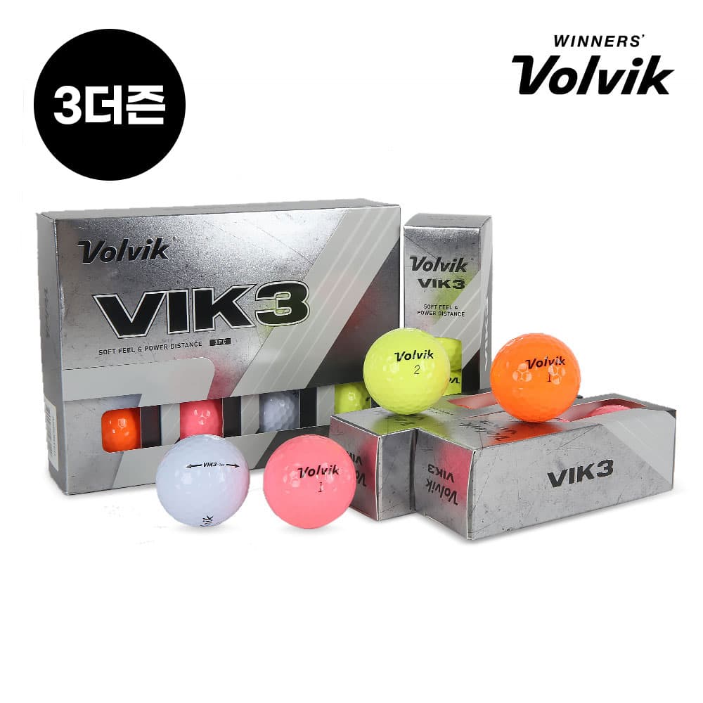 골프존마켓 볼빅 빅3 VIK3 프리미엄 골프공 3더즌 3피스