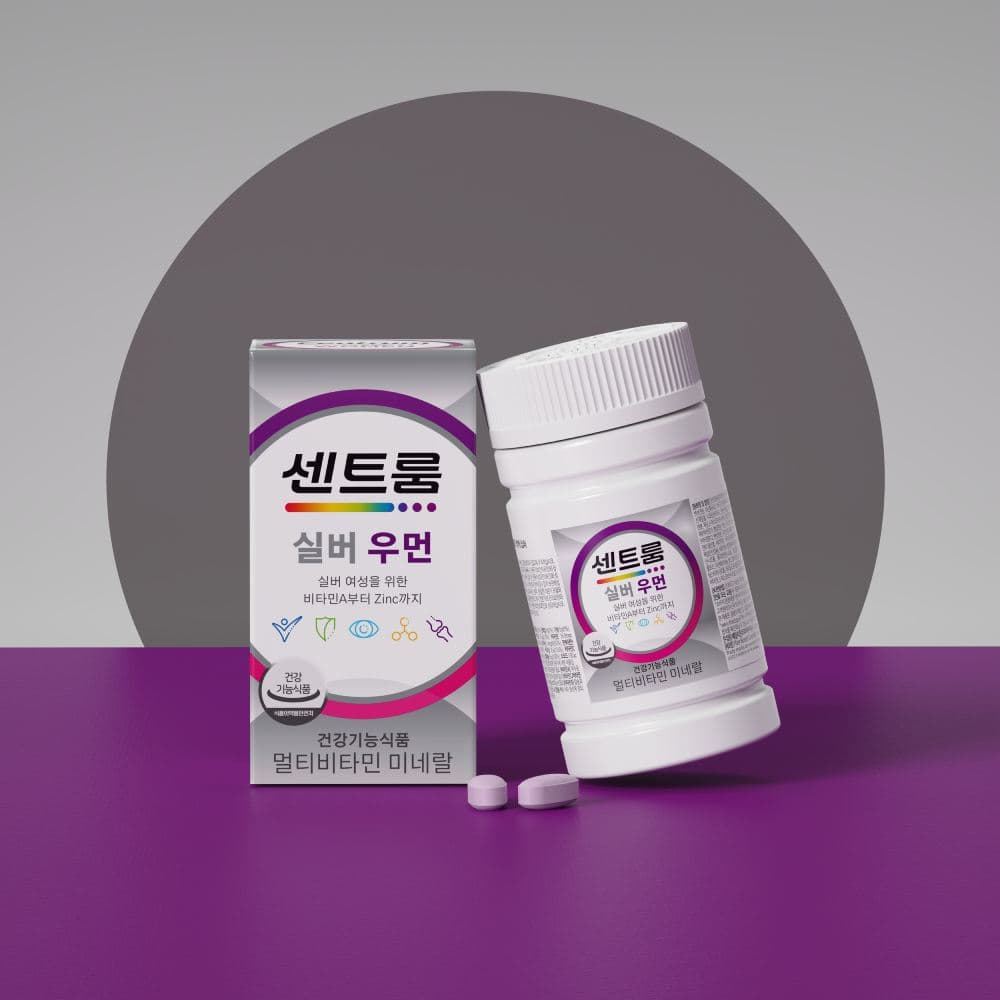 센트룸 공식스토어 센트룸 실버 우먼 멀티비타민 미네랄 50정 3개
