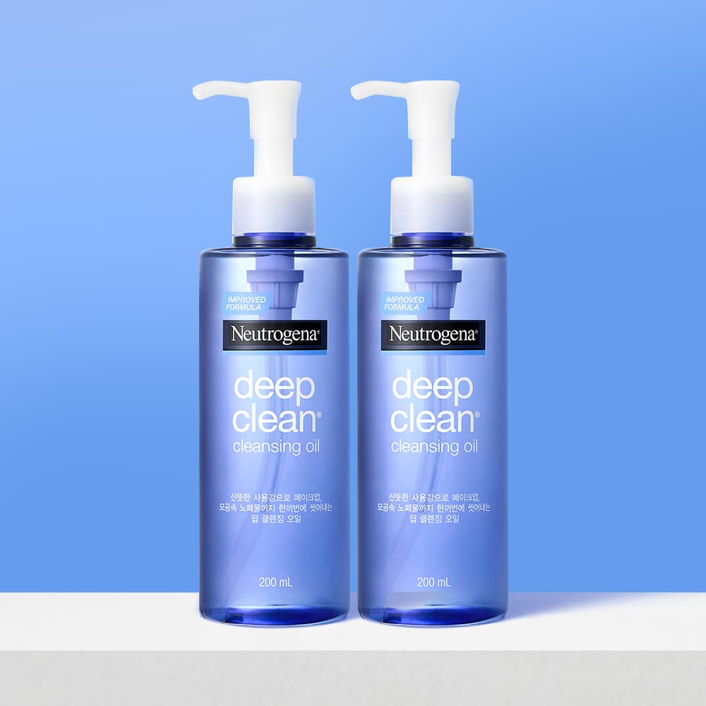 켄뷰 공식몰 뉴트로지나 딥클린 클렌징오일 200ml 2개