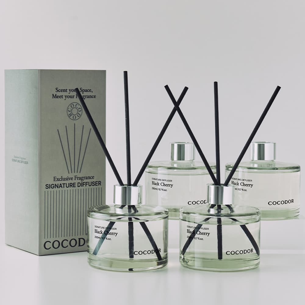 코코도르 코코도르 시그니처 실내 디퓨저 200ml 4개 블랙체리
