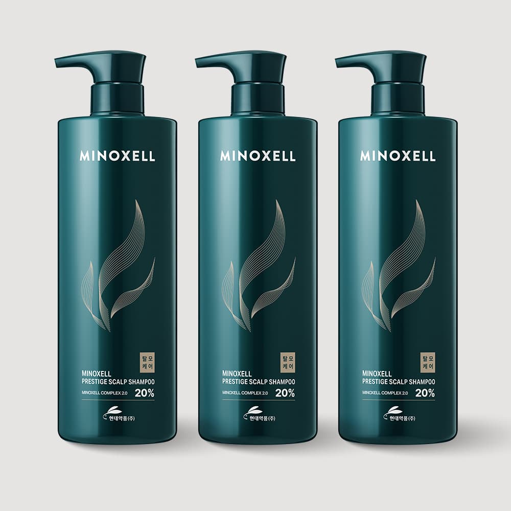 현대약품 마이녹셀 현대약품 마이녹셀 프레스티지 스칼프 뿌리볼륨 탈모샴푸 960ml 3개