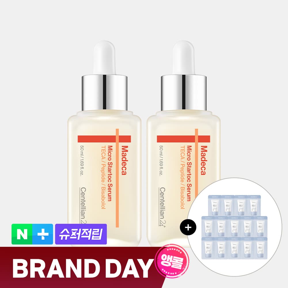 동국제약 센텔리안24 동국제약 센텔리안24 마데카 마이크로 스타톡 세럼 50ml 2개 + 수분선크림 1ml 14개