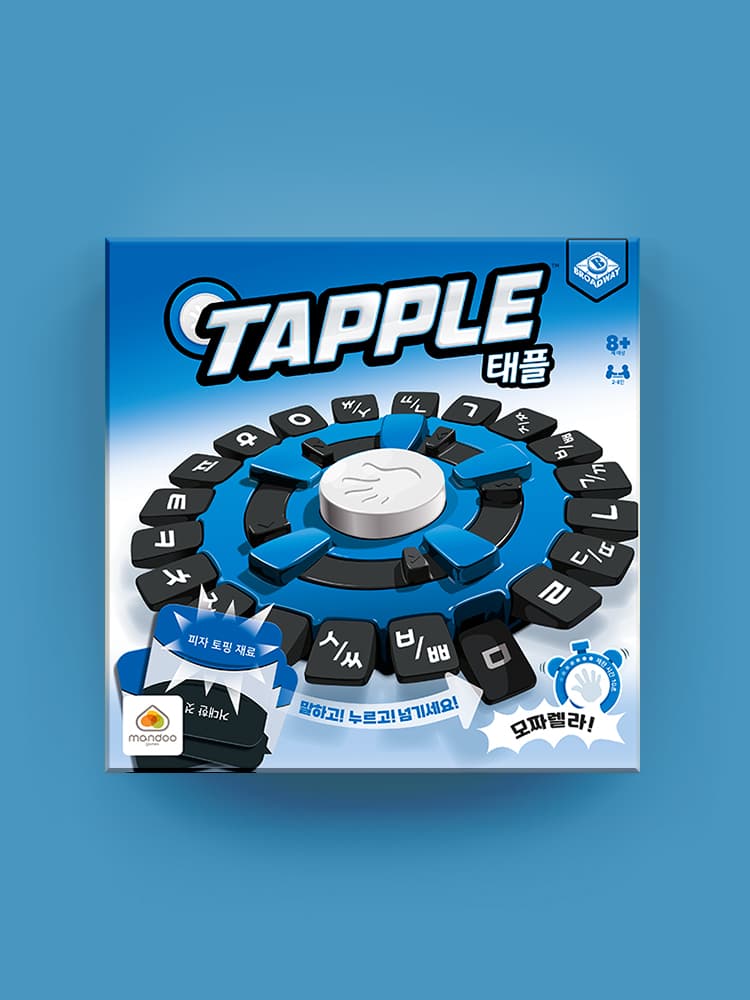 플레이만두 [만두게임즈] 태플 한글 영어 스피드 보드게임 tapple 파티 교육 - 최저가 28,000원