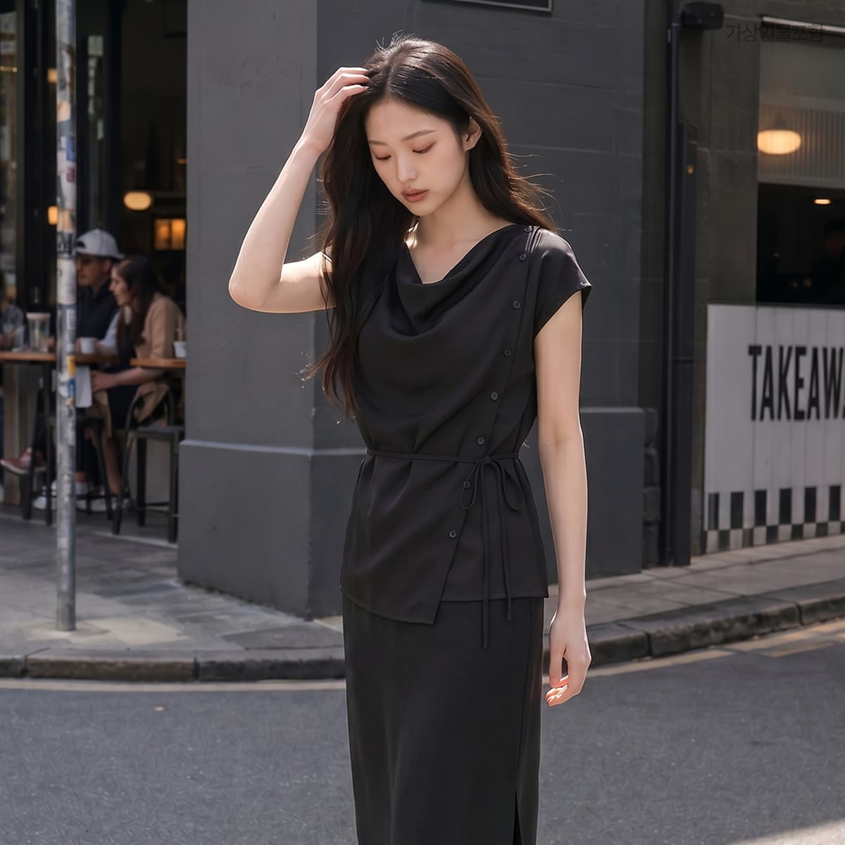 roem 로엠 카울넥 블라우스 RMBLG25NT3 - 최저가 47,920원
