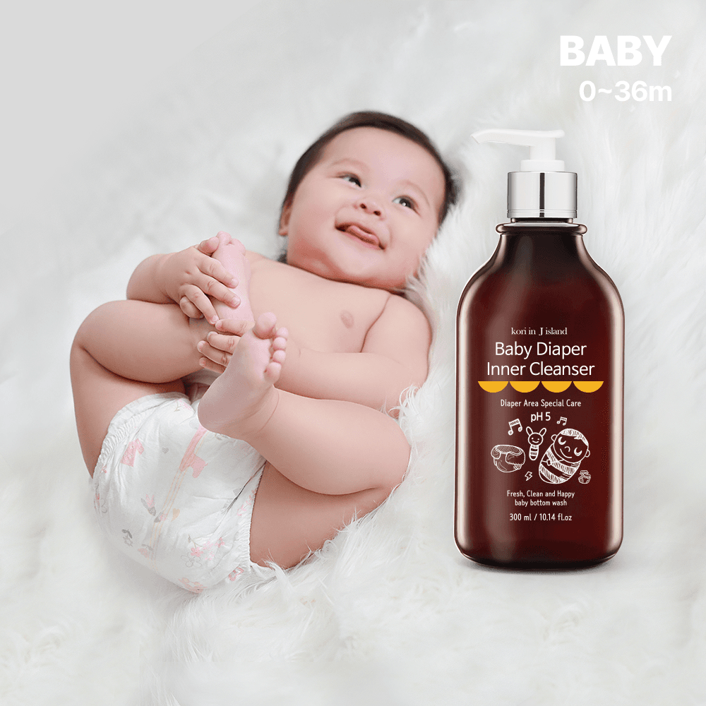 코리인제이아일랜드 코리인제이아일랜드 노버블 아기 엉덩이 클렌저 300ml