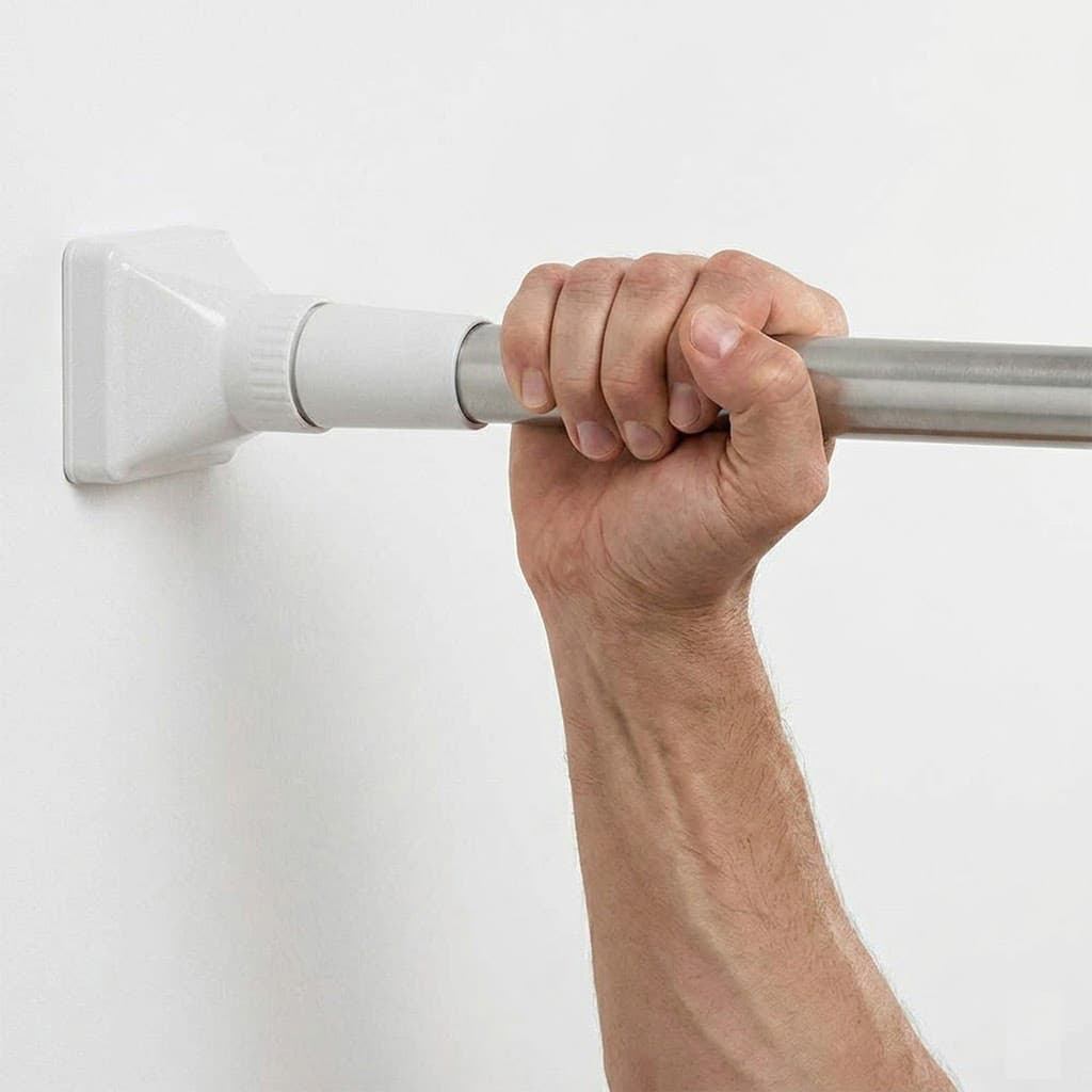 재운리빙 커튼봉 22mm 80cm 암막 압착식