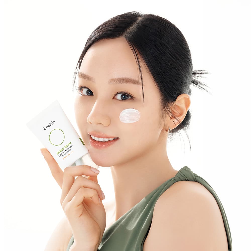 비플레인 beplain 비플레인 녹두 쿨링 수분 선크림 SPF50+/PA++++ 50ml