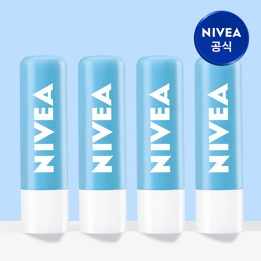 니베아  브랜드샵 니베아 립케어 모이스춰 케어 4.8g X 4개 - 최저가 13,800원
