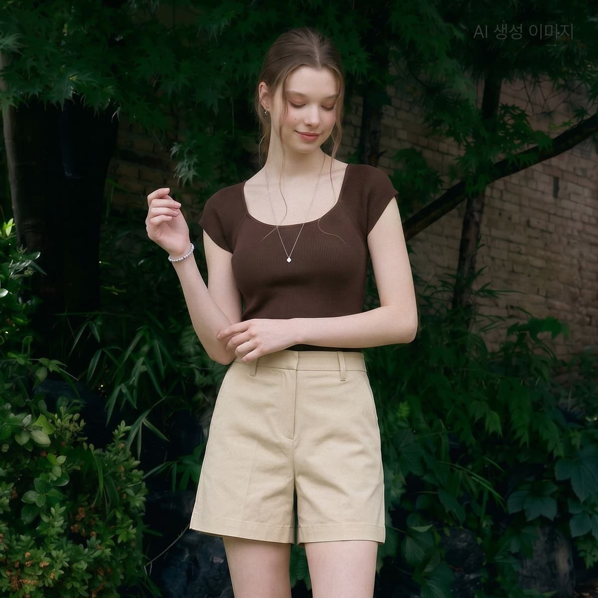 roem 로엠 벨티드 코튼 쇼츠 RMTWG25R16