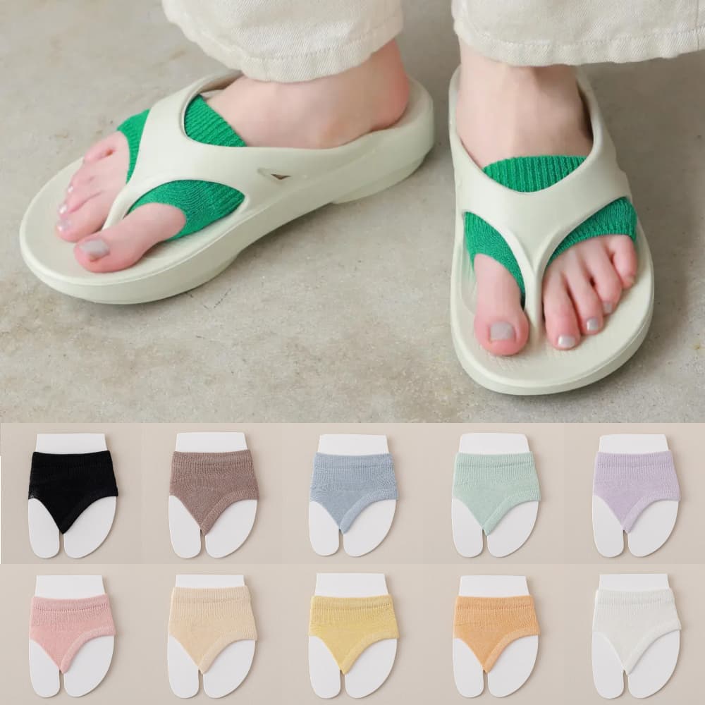 일단담아. 삭스피아 쪼리양말 타비양말 토우삭스 여름 발등 무지 오픈토