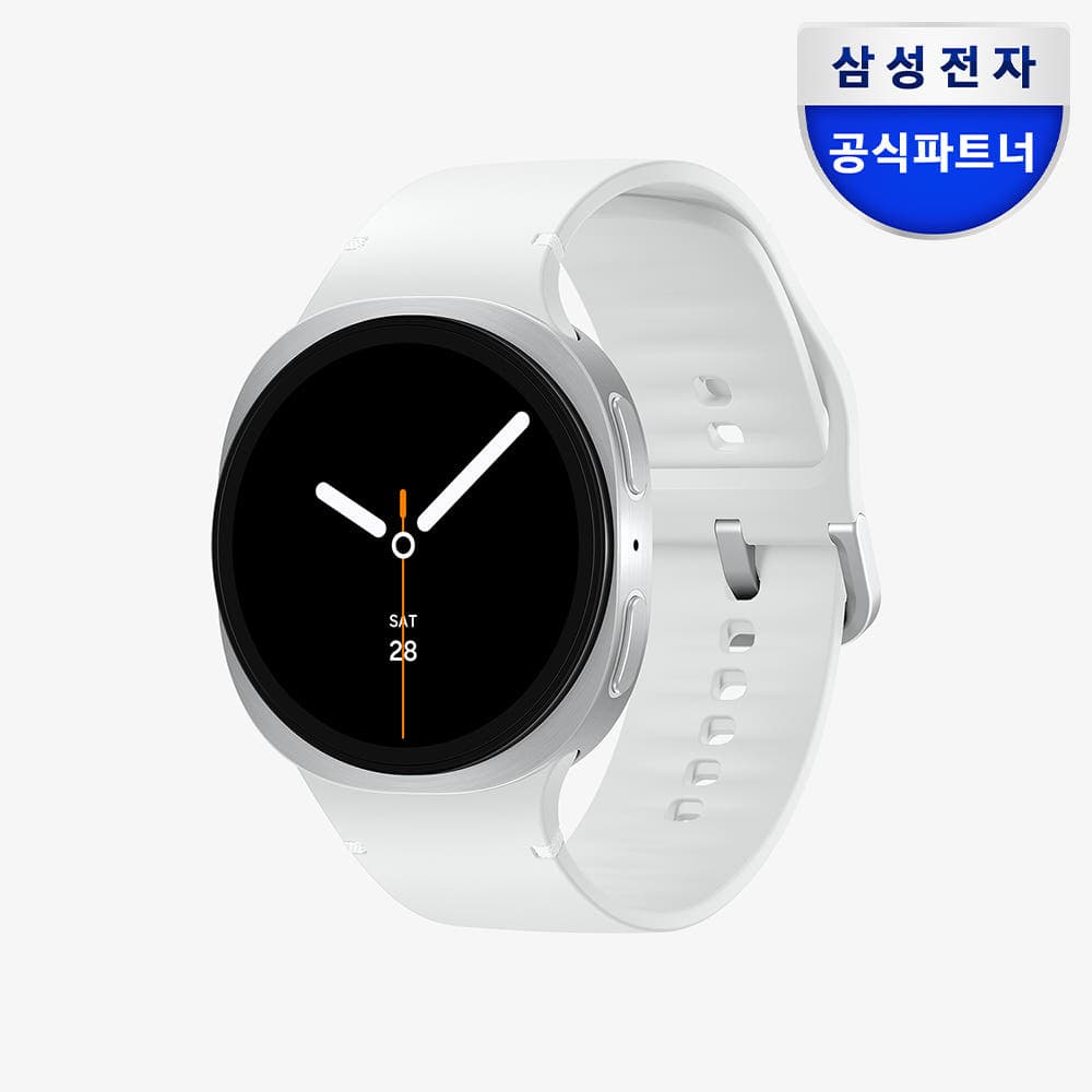 삼성공식파트너 dmac 삼성 갤럭시 워치8 강화유리 2매 패키지 실버 40mm 블루투스