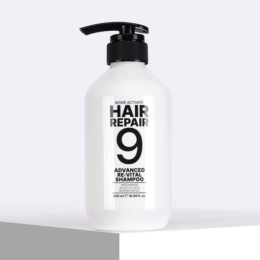 바이옴 액티베이트 [바액] 헤어리페어9 어드밴스드 리바이탈 샴푸 500ml