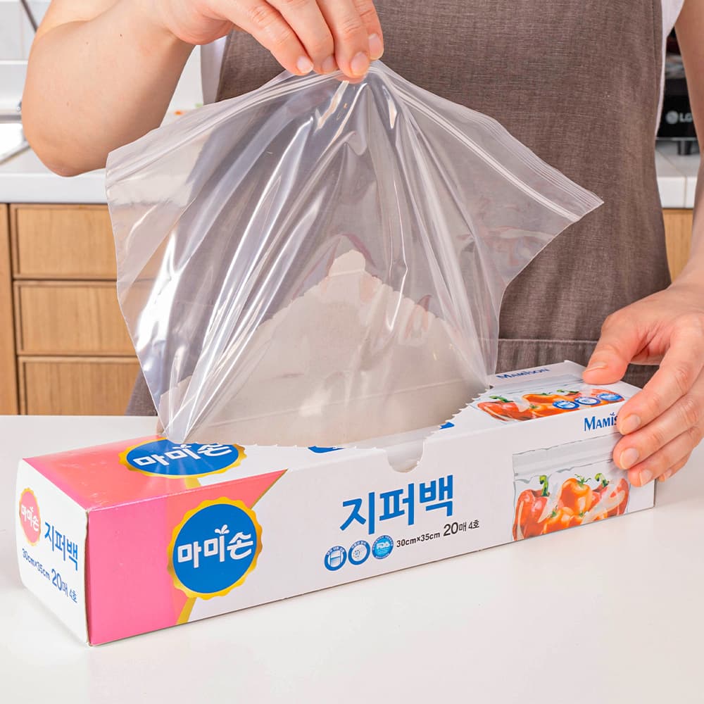 마미손 지퍼백 투명 소형 가격 비교 이편한생활 마미손 지퍼백 투명 소형