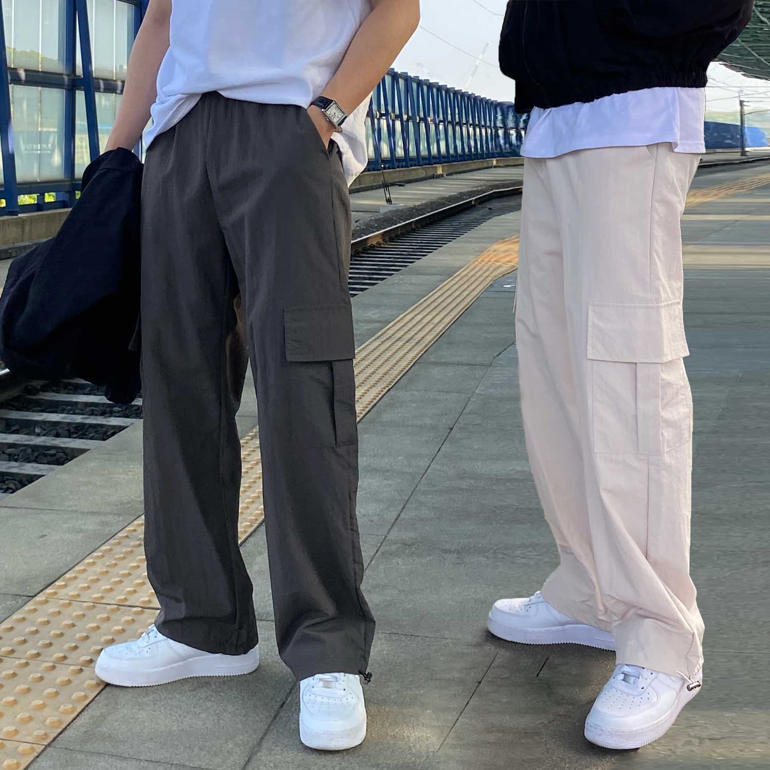나일론카고팬츠 와이드카고팬츠 가격 추이 블루트 나일론카고팬츠 와이드카고팬츠 - 최저가 29,800원