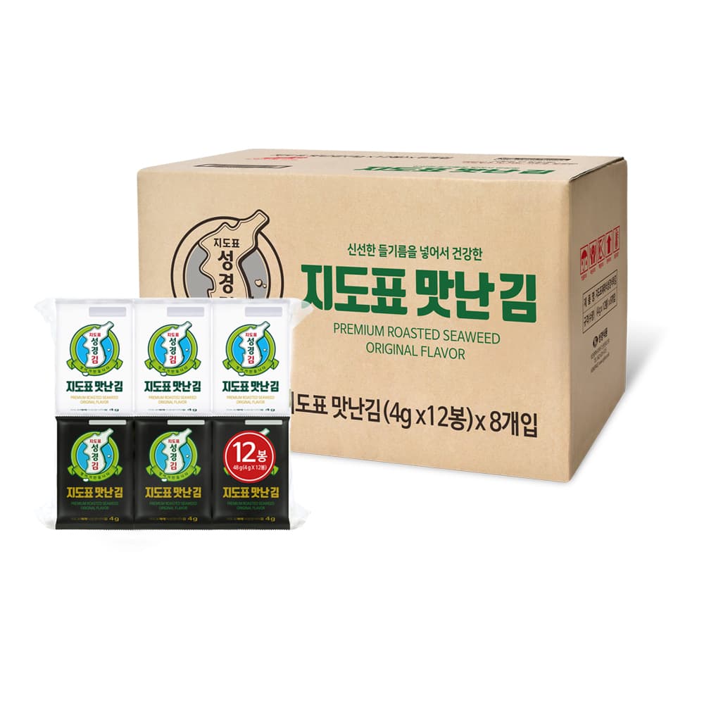 지도표 성경김 맛난김 재래 식탁김 조미 도시락김 12봉 8개 가격 비교 주식회사 성경식품 지도표 성경김 맛난김 재래 식탁김 조미 도시락김 12봉 8개