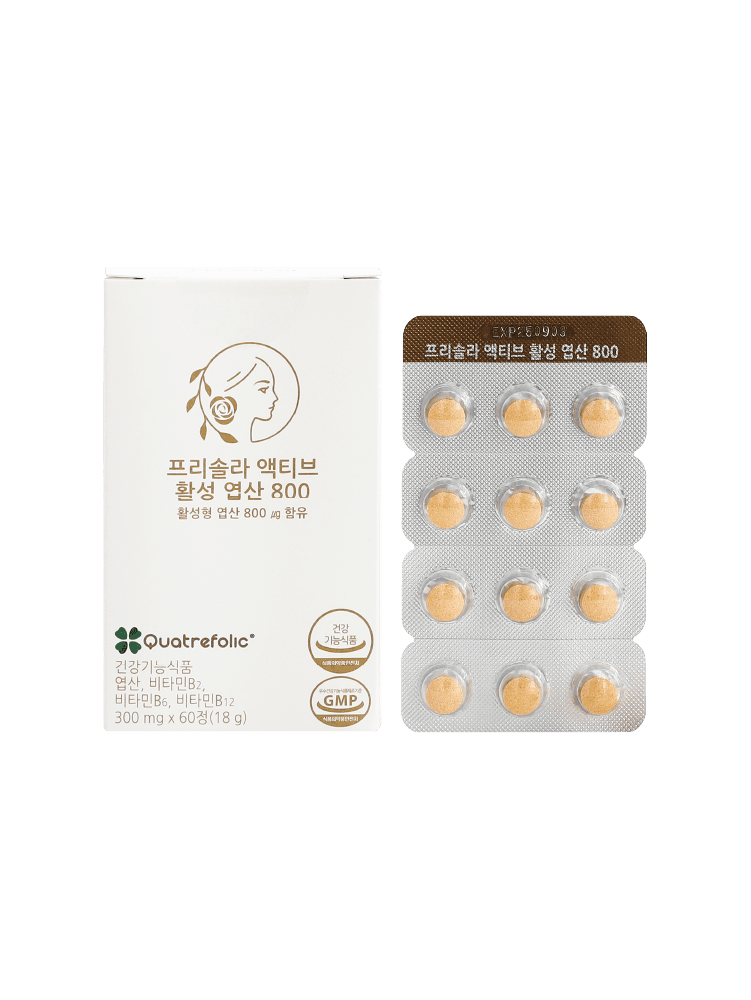프리솔라 액티브 활성 엽산 800 2개월분 4세대 5-MTHF 가격 추이 프리솔라 프리솔라 액티브 활성 엽산 800 2개월분 4세대 5-MTHF - 최저가 45,000원