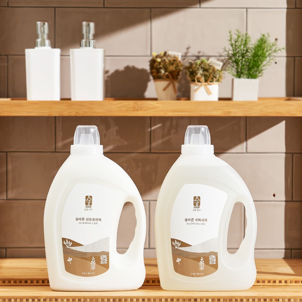 숲바른 아기 유아 대용량 세탁세제 2.8L + 섬유유연제 2.8L 가격 추이 숲 SOOP 숲바른 아기 유아 대용량 세탁세제 2.8L + 섬유유연제 2.8L - 최저가 23,500원