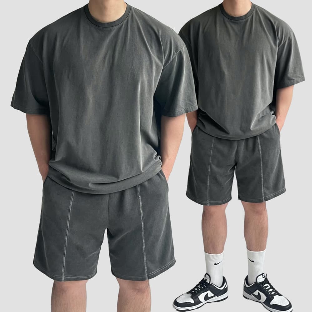 남자반팔셋업 피그먼트셋업 커플트레이닝세트 가격 추이 머독핏 남자반팔셋업 피그먼트셋업 커플트레이닝세트 - 최저가 59,900원