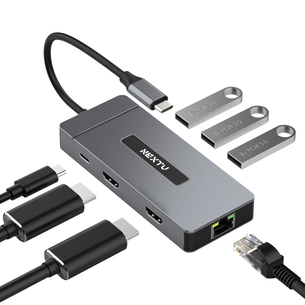 넥스트유 유이반 7in1 멀티허브 HDMI 2포트 4K60Hz 듀얼 USB 3.0 3포트 C타입 가격 추이 넥스트유몰 넥스트유 유이반 7in1 멀티허브 HDMI 2포트 4K60Hz 듀얼 USB 3.0 3포트 C타입 - 최저가 37,600원