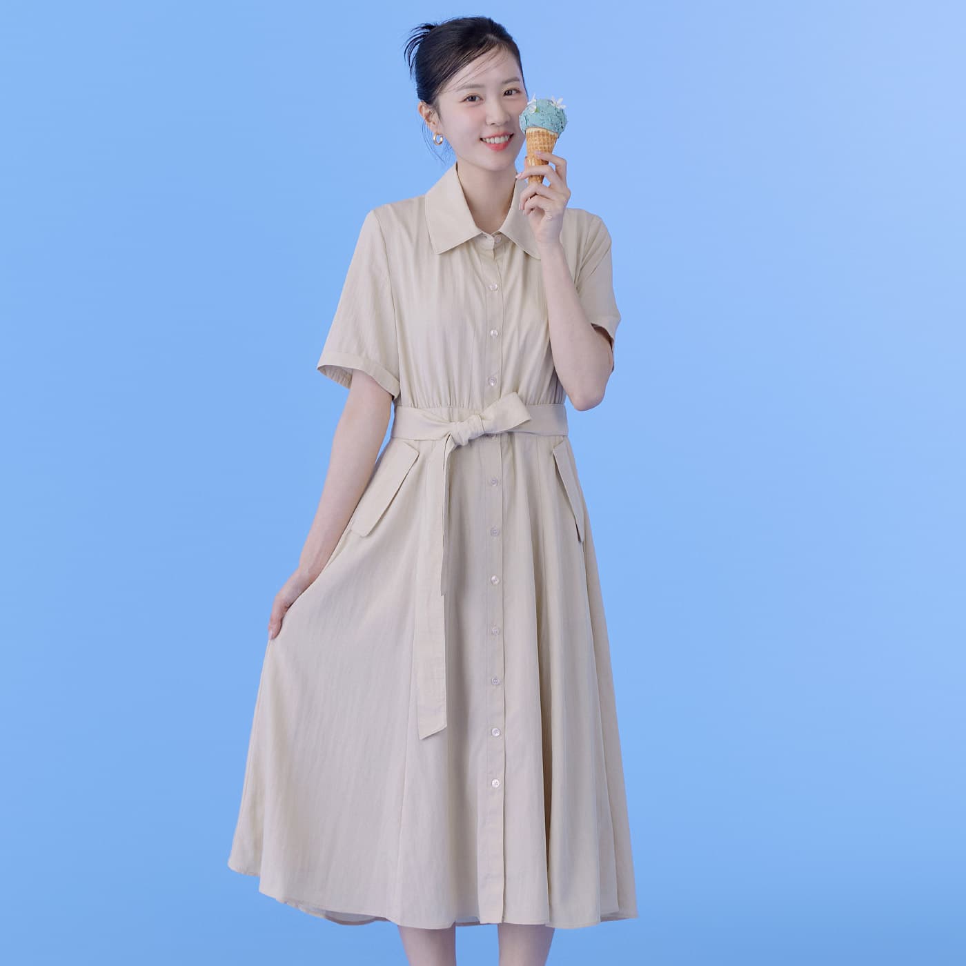 로엠 셔츠형 원피스 RMOWE25R22 가격 추이 roem 로엠 셔츠형 원피스 RMOWE25R22 - 최저가 122,550원