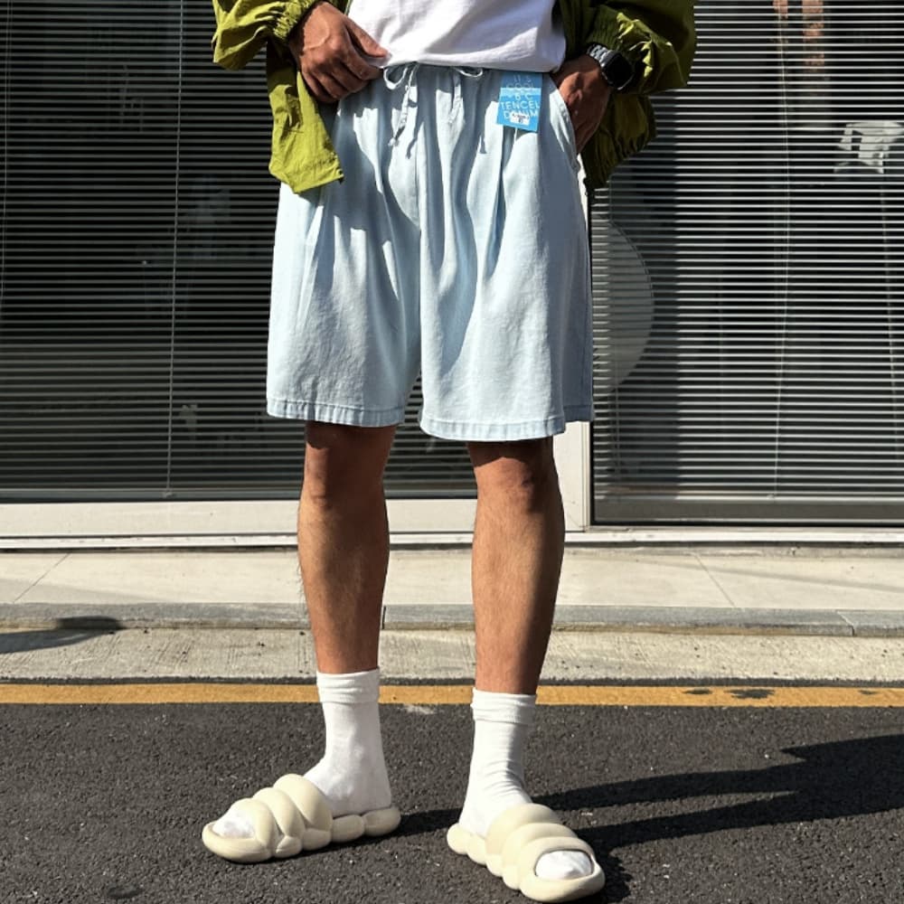 남자 보스키 2타입 여름 아이스 텐셀 핀턱 밴딩 5부 데님 반바지 가격 추이 피팅남 남자 보스키 2타입 여름 아이스 텐셀 핀턱 밴딩 5부 데님 반바지 - 최저가 29,800원