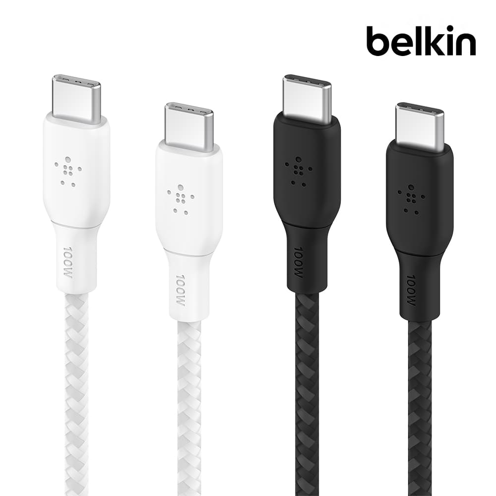 벨킨 부스트업 브레이디드 100W USB-C to C타입 초고속 충전 케이블 PD 2미터 CAB014bt2M 가격 비교 벨킨공식몰 벨킨 부스트업 브레이디드 100W USB-C to C타입 초고속 충전 케이블 PD 2미터 CAB014bt2M