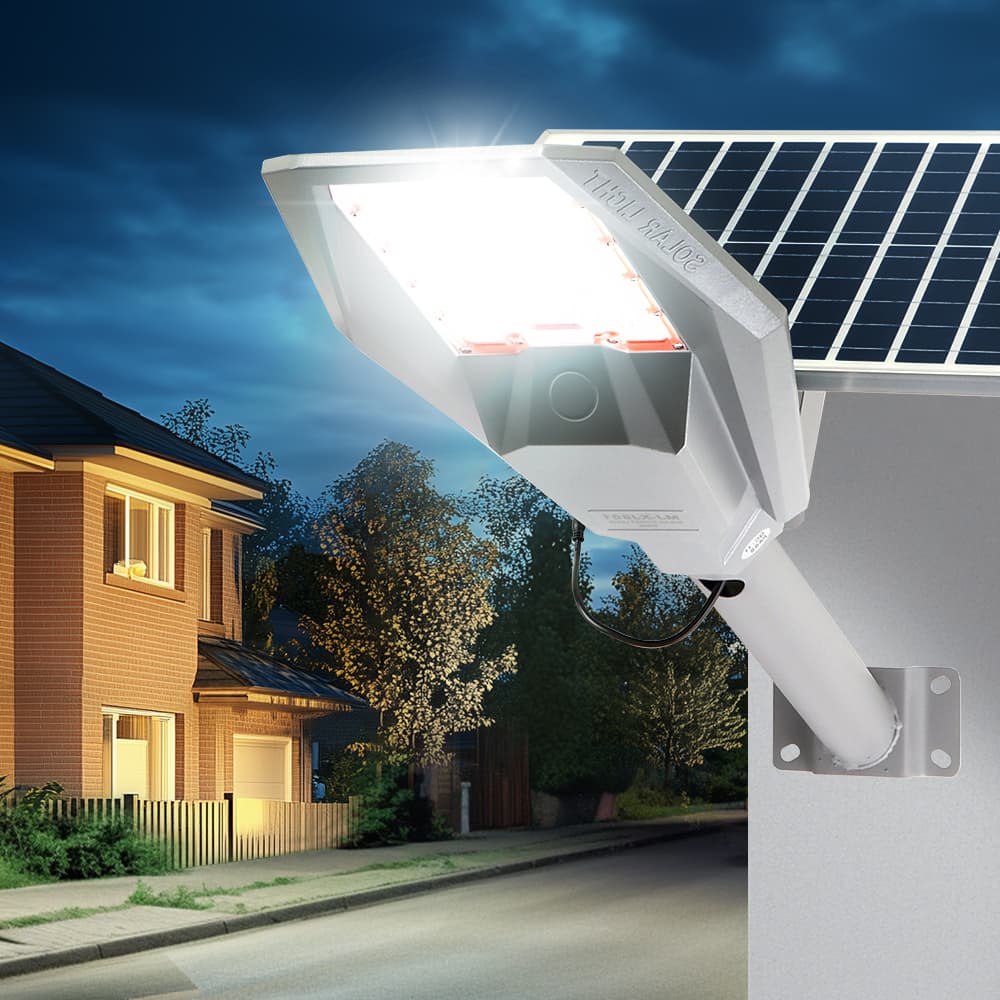 태양광 가로등 투광등 LED 조명 100W 실버 가격 비교 신성나라 태양광 가로등 투광등 LED 조명 100W 실버