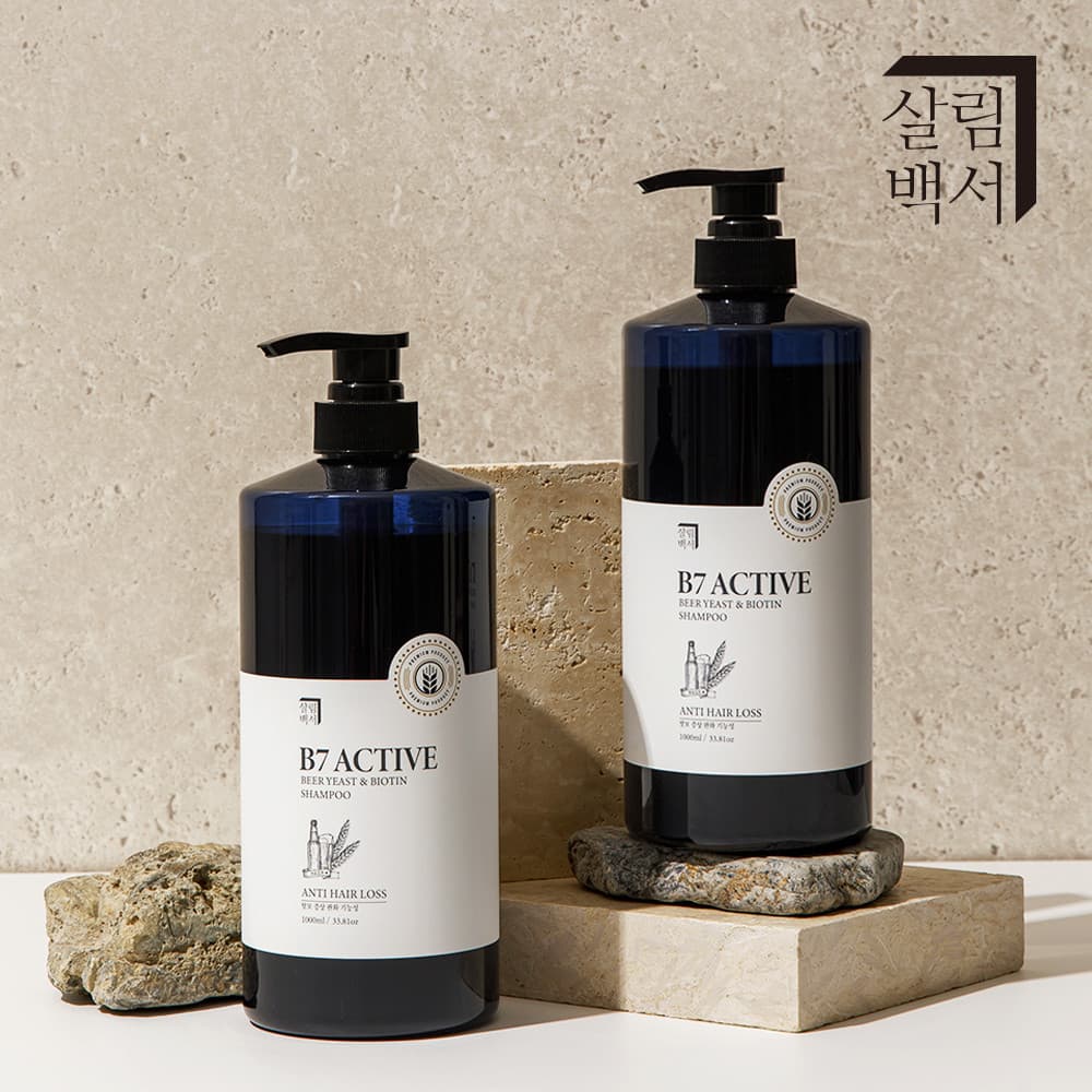 살림백서 탈모 샴푸 엑티브B7 맥주효모 앤 비오틴 1000ml 가격 추이 살림백서 살림백서 탈모 샴푸 엑티브B7 맥주효모 앤 비오틴 1000ml - 최저가 25,800원