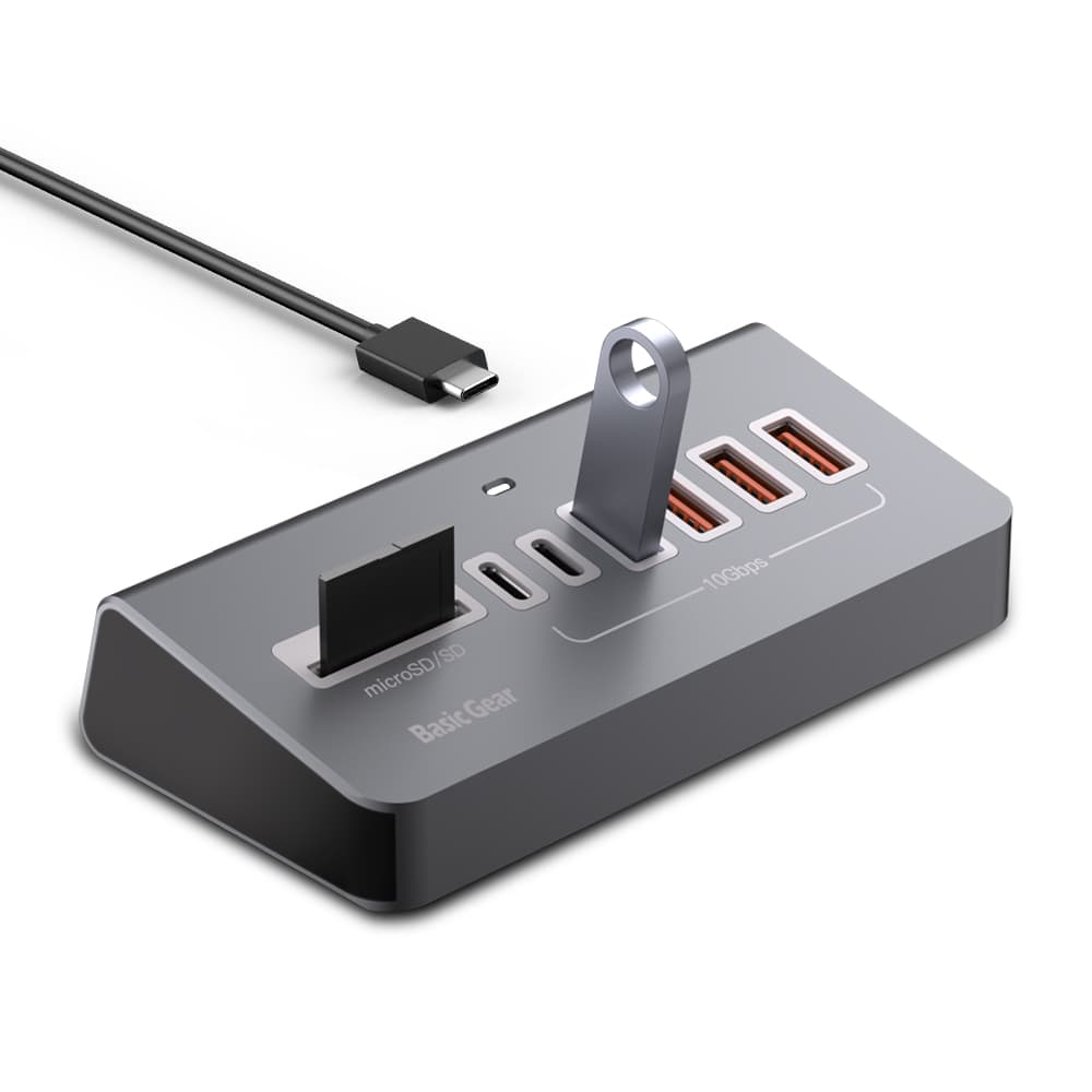 버티컬 C타입 8in1 멀티 USB 허브 가격 비교 베이직기어 버티컬 C타입 8in1 멀티 USB 허브