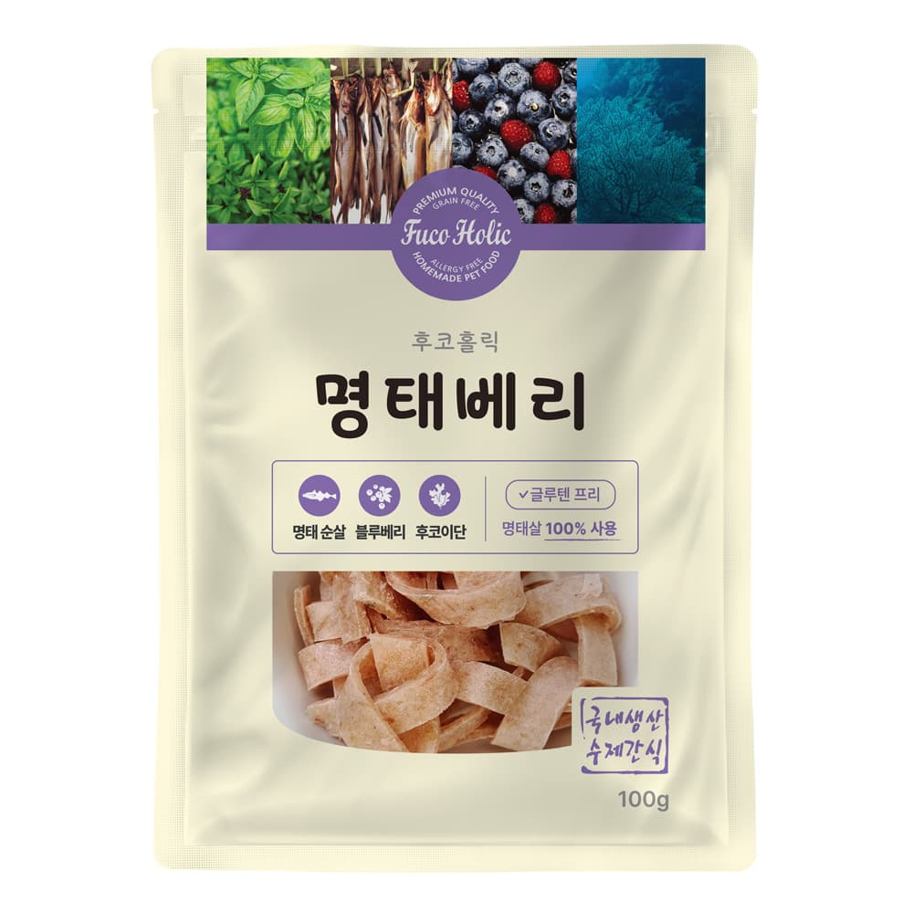 후코홀릭 명태베리 100g 2+1 가격 추이 푸드 펫 후코홀릭 명태베리 100g 2+1 - 최저가 14,000원