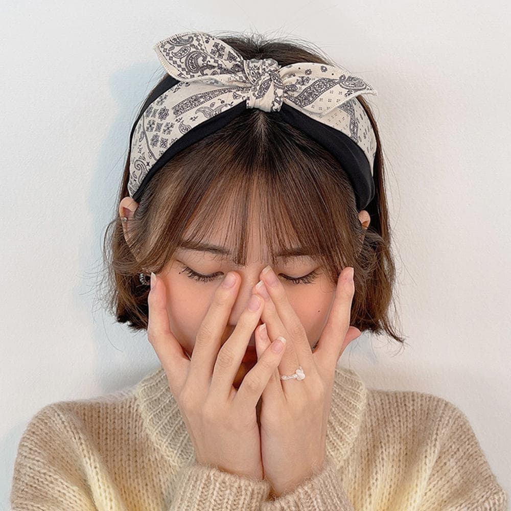 페이즐리 리본머리띠 반다나 와이드헤어밴드 스카프머리띠 헤어터번 여름머리띠 가격 비교 어반선데이 페이즐리 리본머리띠 반다나 와이드헤어밴드 스카프머리띠 헤어터번 여름머리띠