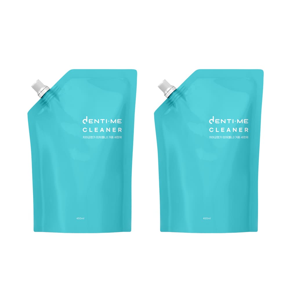덴티미클리너 리필형 거품형 의치 틀니 세정제 450ml 2개 가격 비교 덴티미 덴티미클리너 리필형 거품형 의치 틀니 세정제 450ml 2개