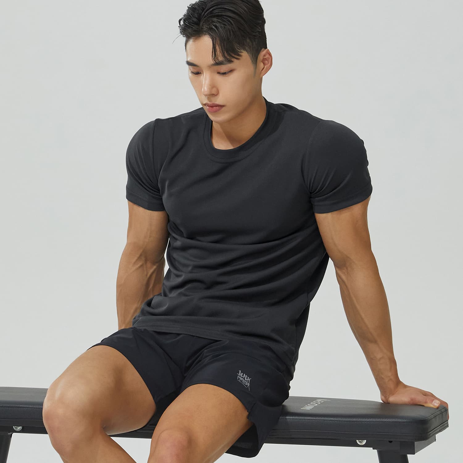 블랙몬스터핏 무지 헬스복 쿨론티셔츠 헬스반바지 빅사이즈 가격 비교 블랙몬스터핏 블랙몬스터핏 무지 헬스복 쿨론티셔츠 헬스반바지 빅사이즈