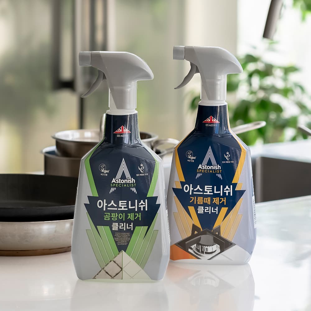 아스토니쉬 기름때제거750ml+곰팡이제거750ml 초강력 클리너 가격 추이 아스토니쉬 아스토니쉬 기름때제거750ml+곰팡이제거750ml 초강력 클리너 - 최저가 17,700원