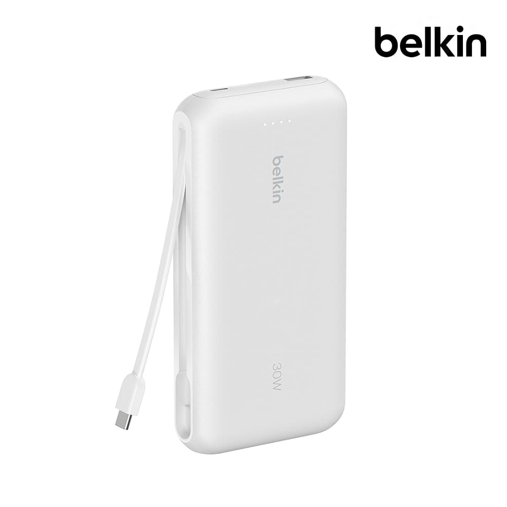 벨킨 케이블 일체형 30W 20000mAh 보조배터리 BPB024fq 화이트 가격 추이 벨킨공식몰 벨킨 케이블 일체형 30W 20000mAh 보조배터리 BPB024fq 화이트 - 최저가 39,900원