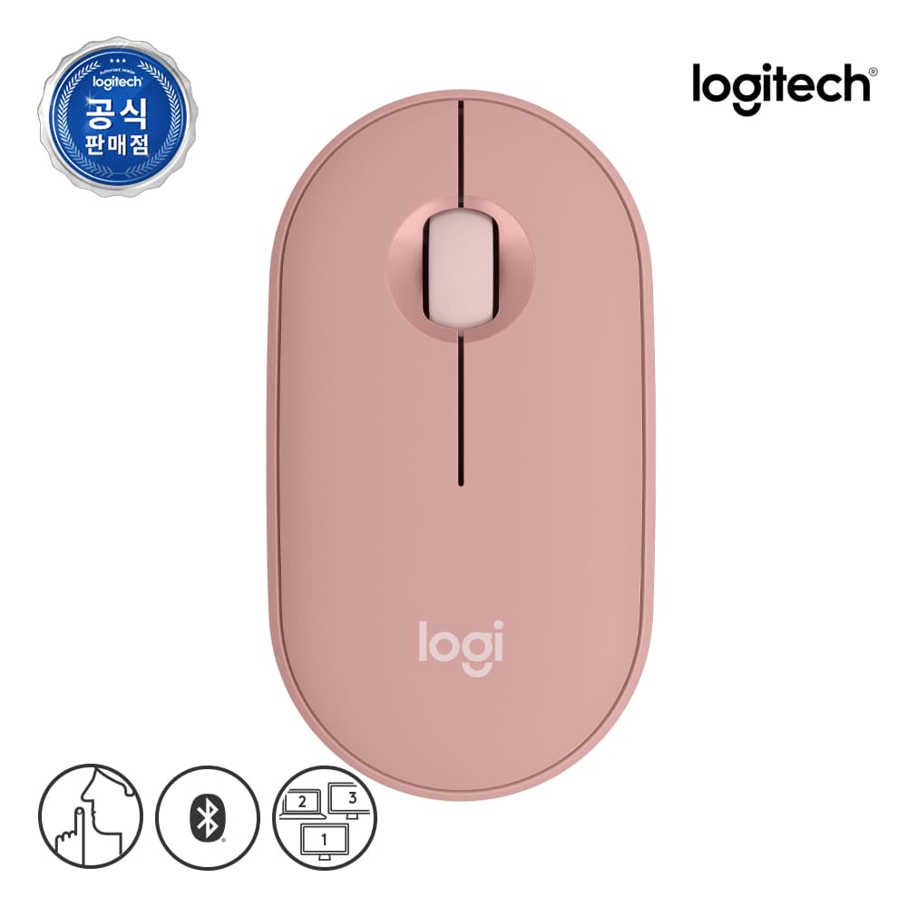 로지텍 코리아 Pebble2 M350S 페블 블루투스 무선 마우스 더스티 로즈 가격 비교 GL SHOP 로지텍 코리아 Pebble2 M350S 페블 블루투스 무선 마우스 더스티 로즈