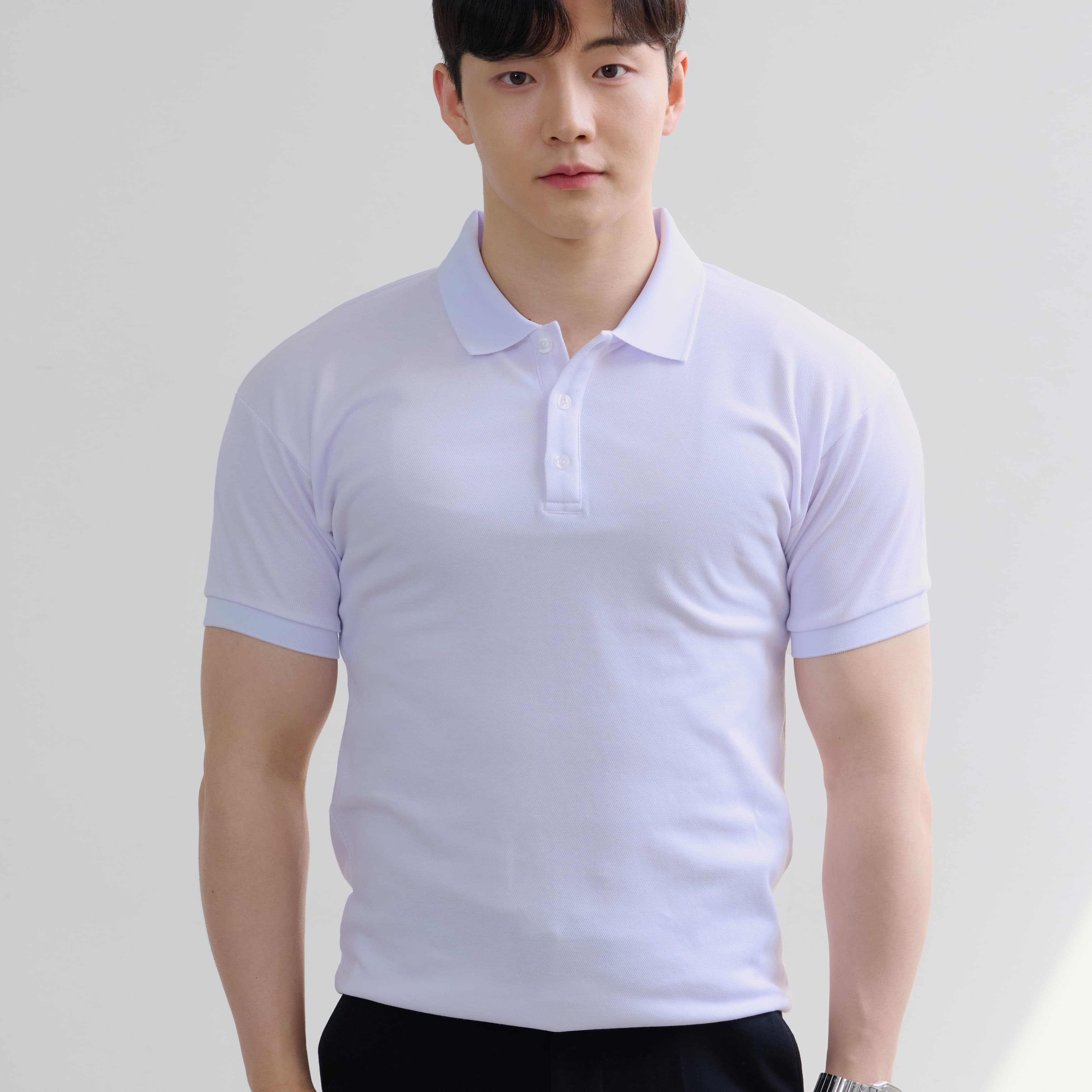 남자 머슬핏 반팔 카라 티셔츠 가격 추이 핵쿨남 남자 머슬핏 반팔 카라 티셔츠 - 최저가 43,900원
