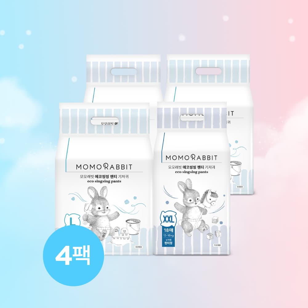 모모래빗 에코씽씽 썸머 팬티 기저귀 남아용 4팩 L대형 팩당 26매 가격 추이 위틀스토어 모모래빗 에코씽씽 썸머 팬티 기저귀 남아용 4팩 L대형 팩당 26매 - 최저가 44,000원