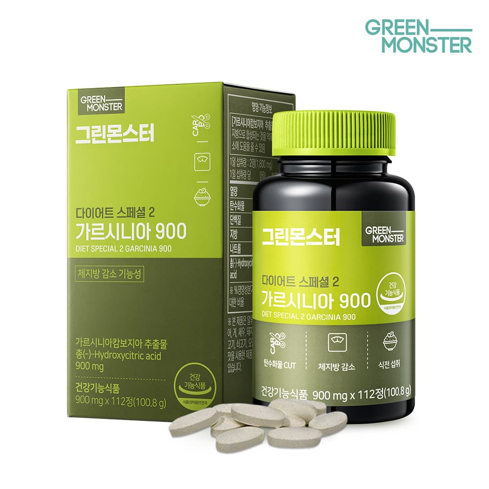 그린몬스터 다이어트 스페셜2 가르시니아 112정 가격 추이 그린몬스터 다이어트 그린몬스터 다이어트 스페셜2 가르시니아 112정 - 최저가 12,700원