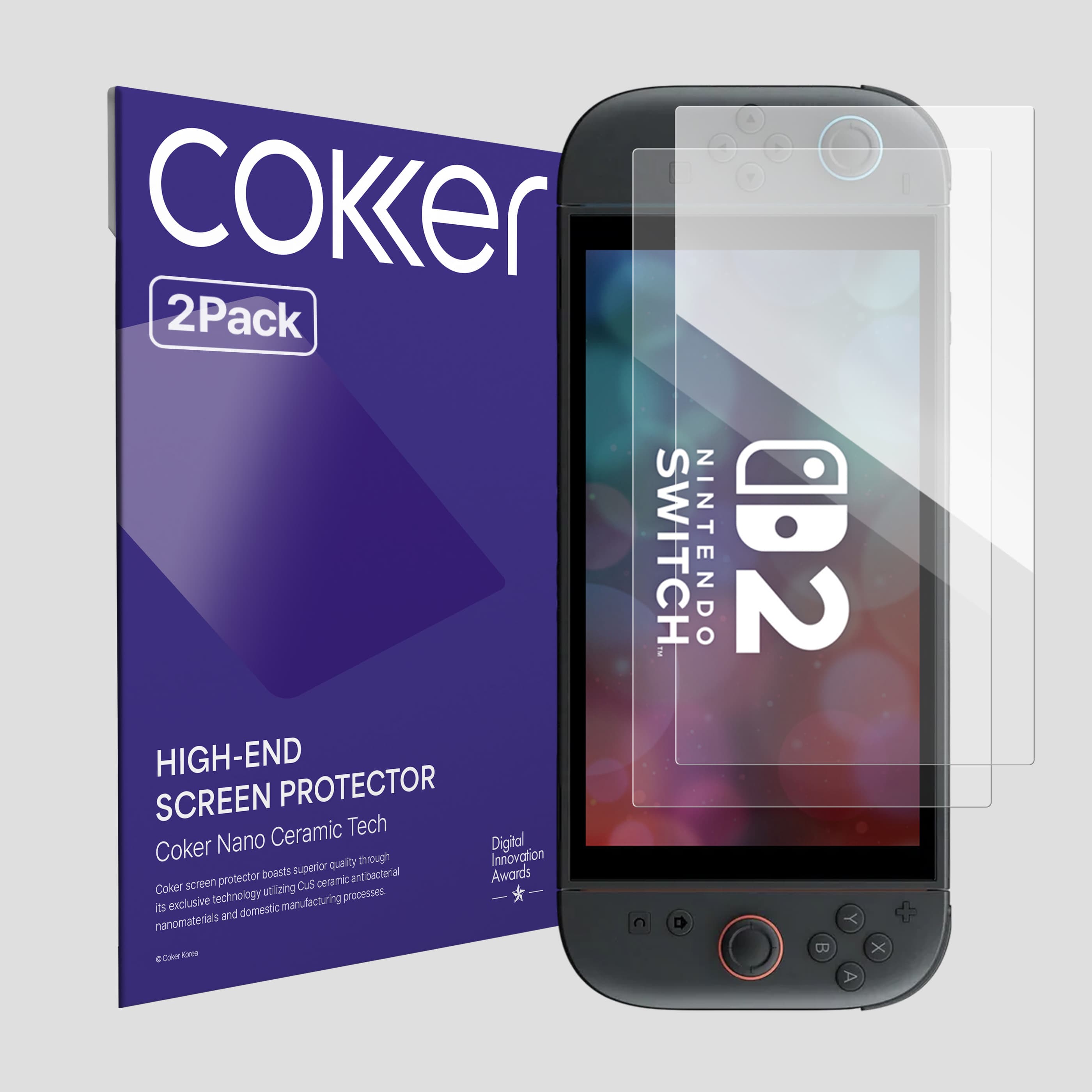 코커 닌텐도스위치2 항균 블루라이트차단 게이밍 강화필름 2매 가격 비교 COKER 코커 닌텐도스위치2 항균 블루라이트차단 게이밍 강화필름 2매