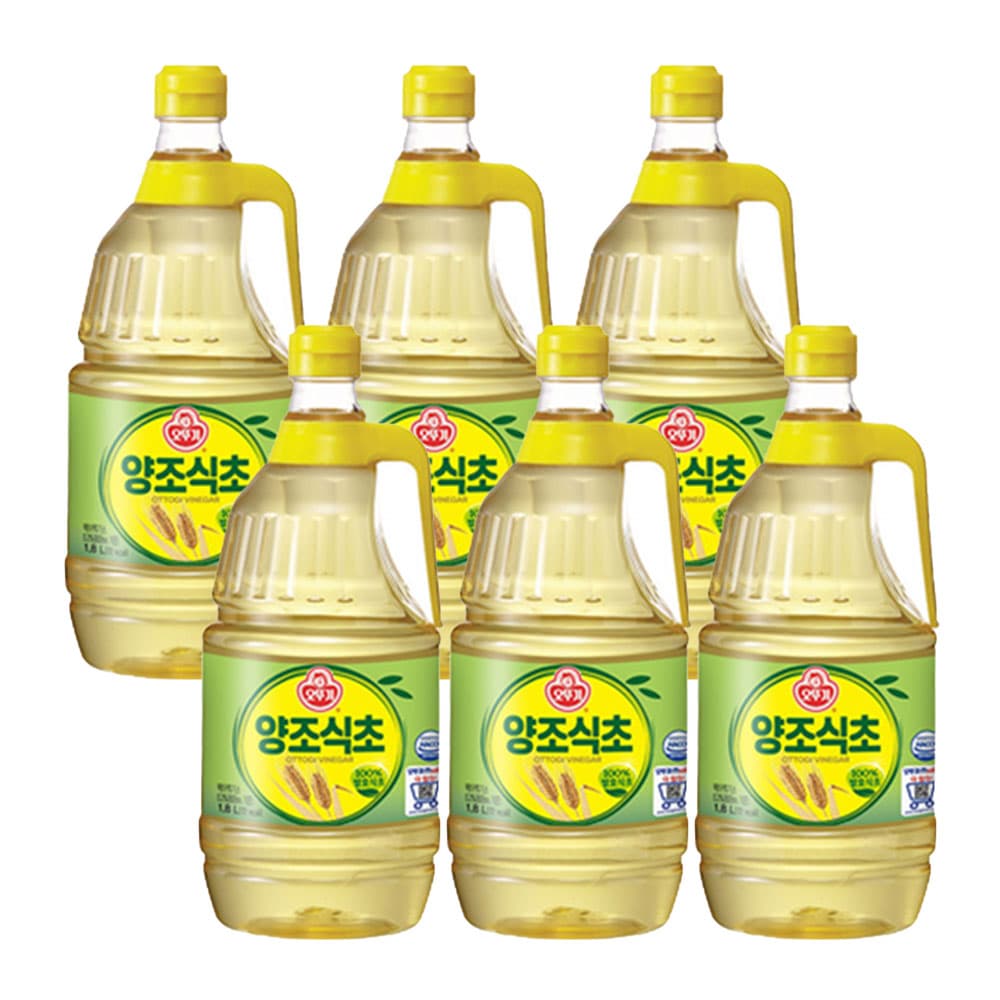 오뚜기 양조 식초 1.8L 6개 가격 추이 오뚜기mall 오뚜기 양조 식초 1.8L 6개 - 최저가 12,400원
