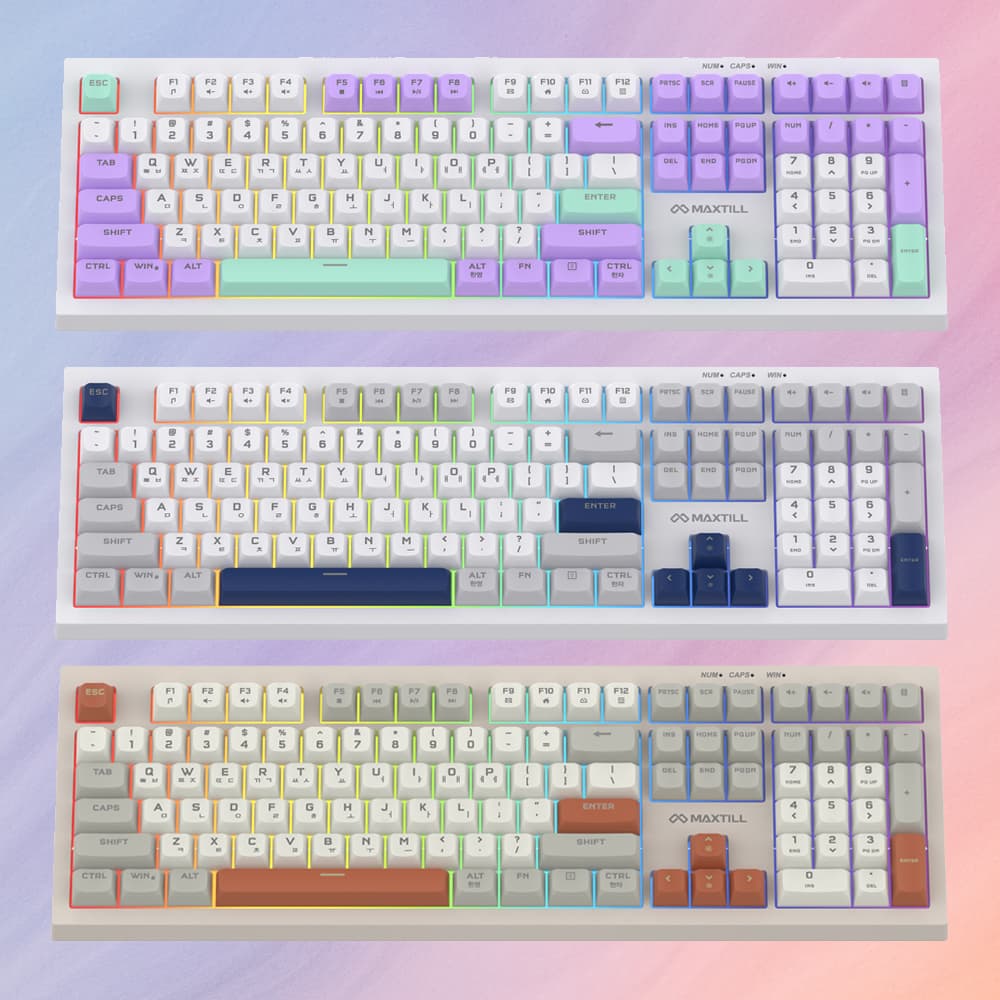 저소음 기계식 키보드 가격 추이 맥스틸 공식스토어 저소음 기계식 키보드 - 최저가 21,900원