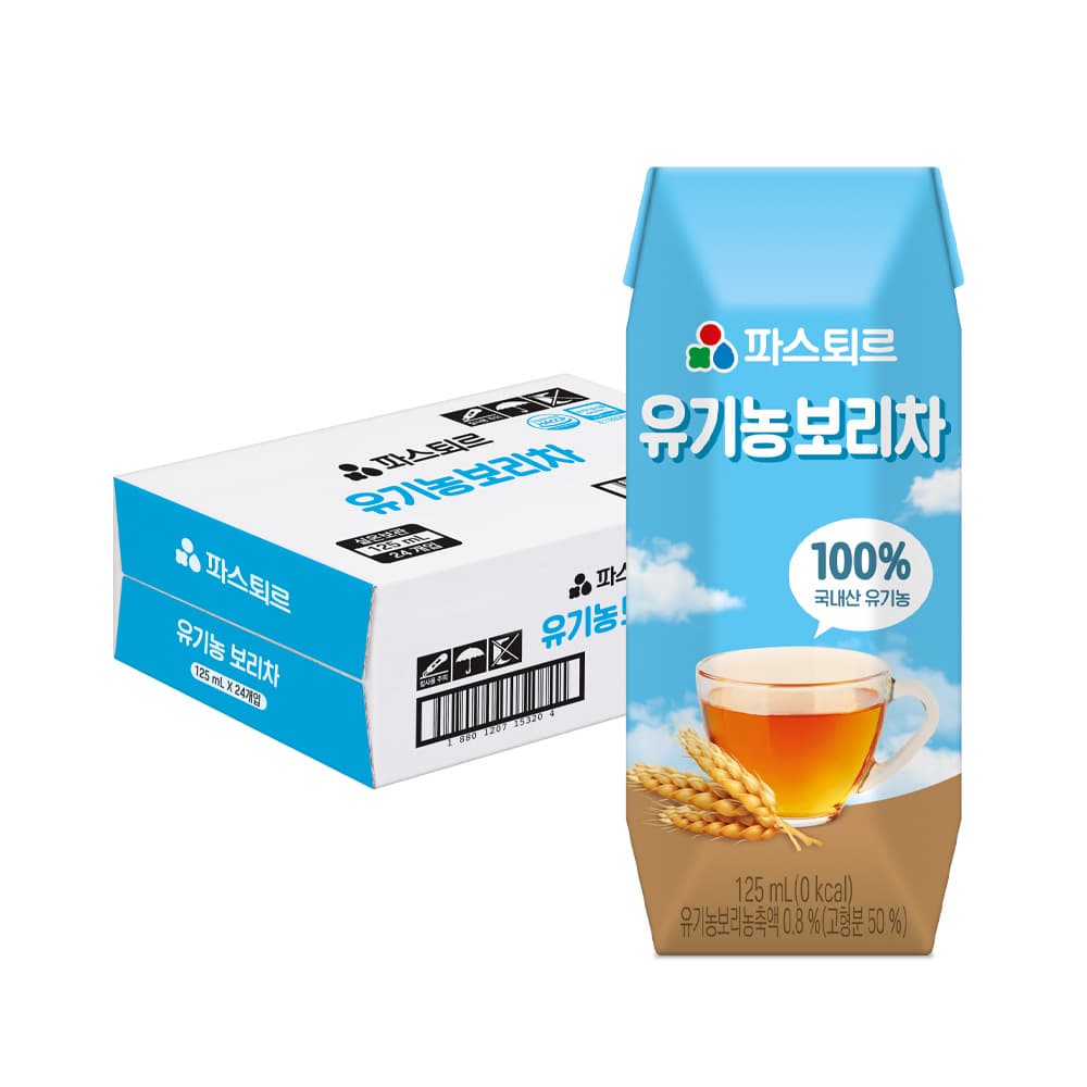 파스퇴르 유기농 음료 보리차 125ml 24개 가격 추이 롯데웰푸드 파스퇴르 유기농 음료 보리차 125ml 24개 - 최저가 16,900원